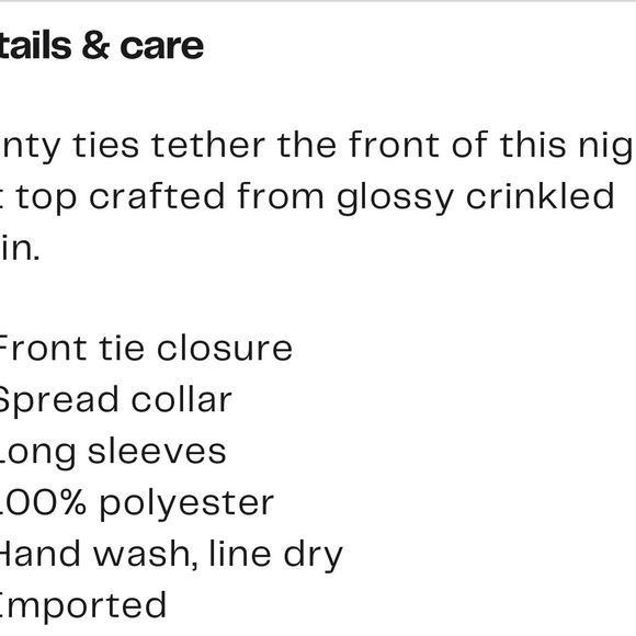 Free People Star Eyes Red Satin Front Tie Crinkle Top Blouse NWT XL - Picture 6 of 8